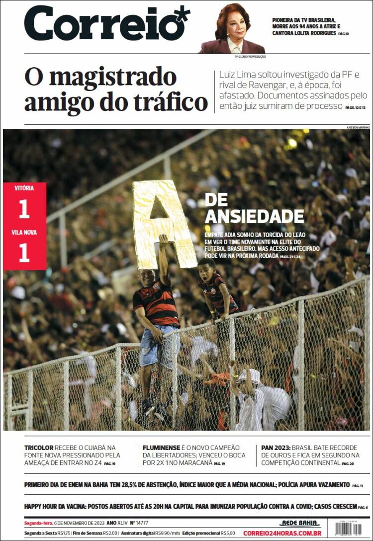 Portada de Correio* (Brasil)