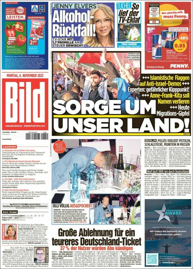 Portada de Bild (Alemania)