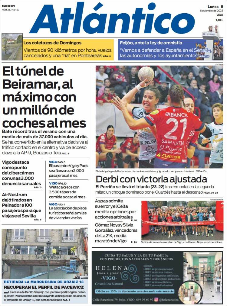 Portada de Atlántico Diario (Espa&ntilde;a)