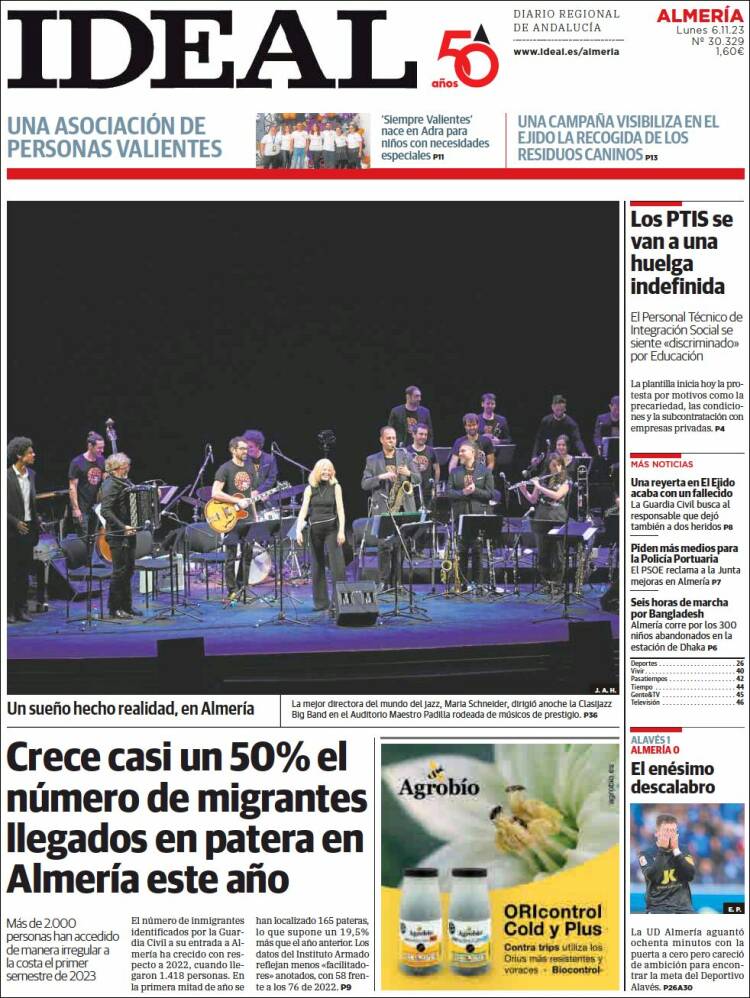 Portada de Ideal Almeria (Espa&ntilde;a)