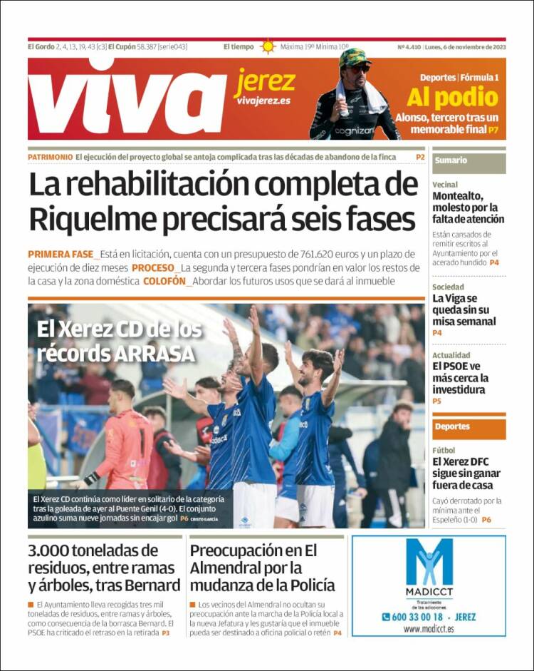 Portada de Información - Jerez (Espa&ntilde;a)