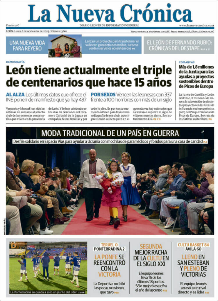 Portada de La Nueva Crónica (Espa&ntilde;a)