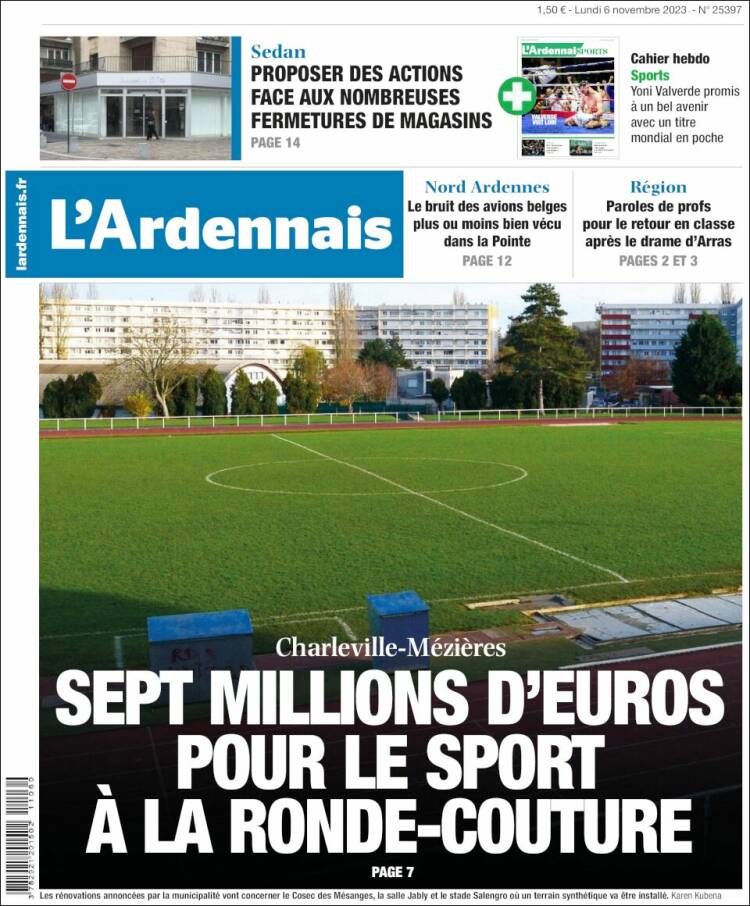 Portada de L'Ardenais (Francia)