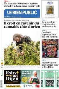 Portada de Le Bien Public (Francia)