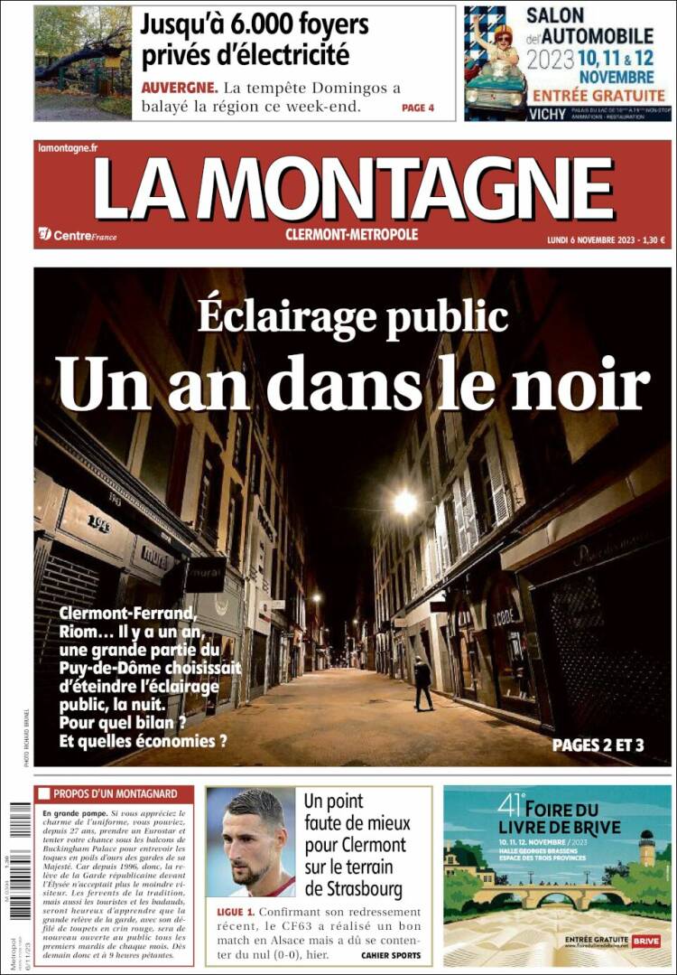 Portada de La Montagne (Francia)