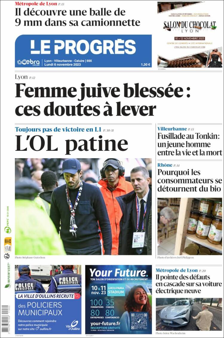 Portada de Progres de Fecamp (Francia)