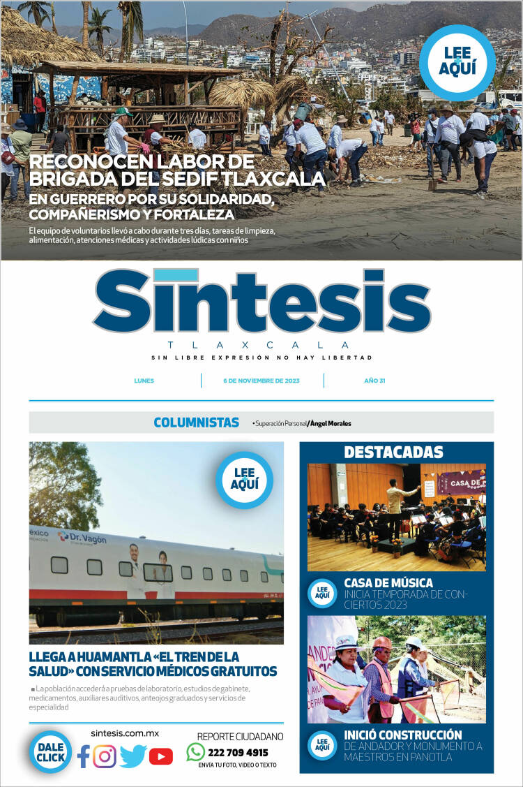 Portada de Síntesis de Tlaxcala (México)
