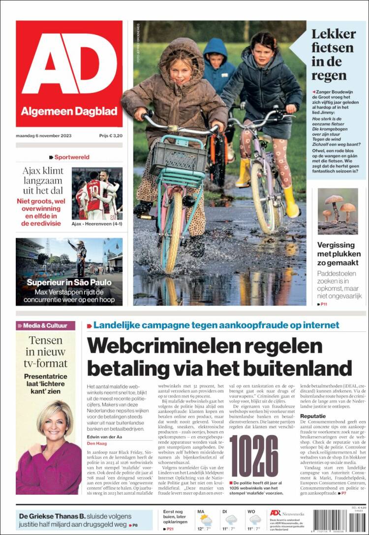 Portada de AD (Pa&iacute;ses Bajos)