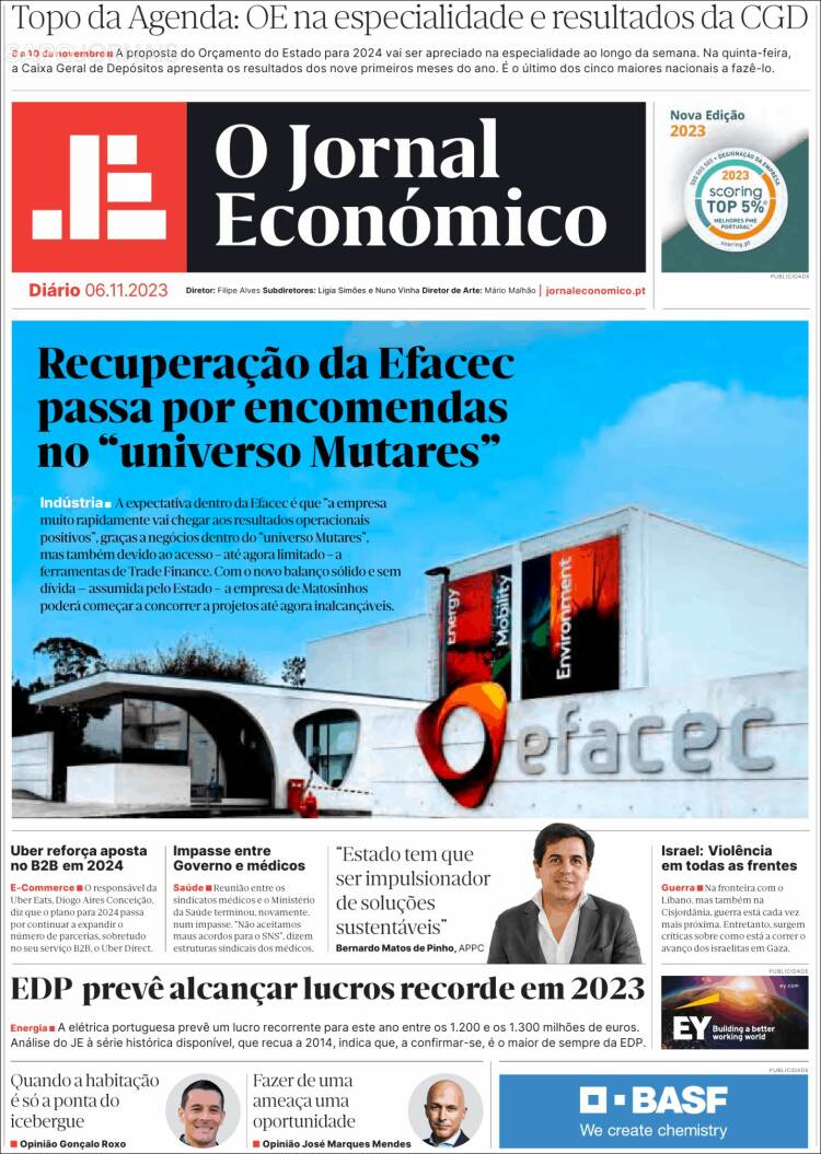 Portada de Oje (Portugal)