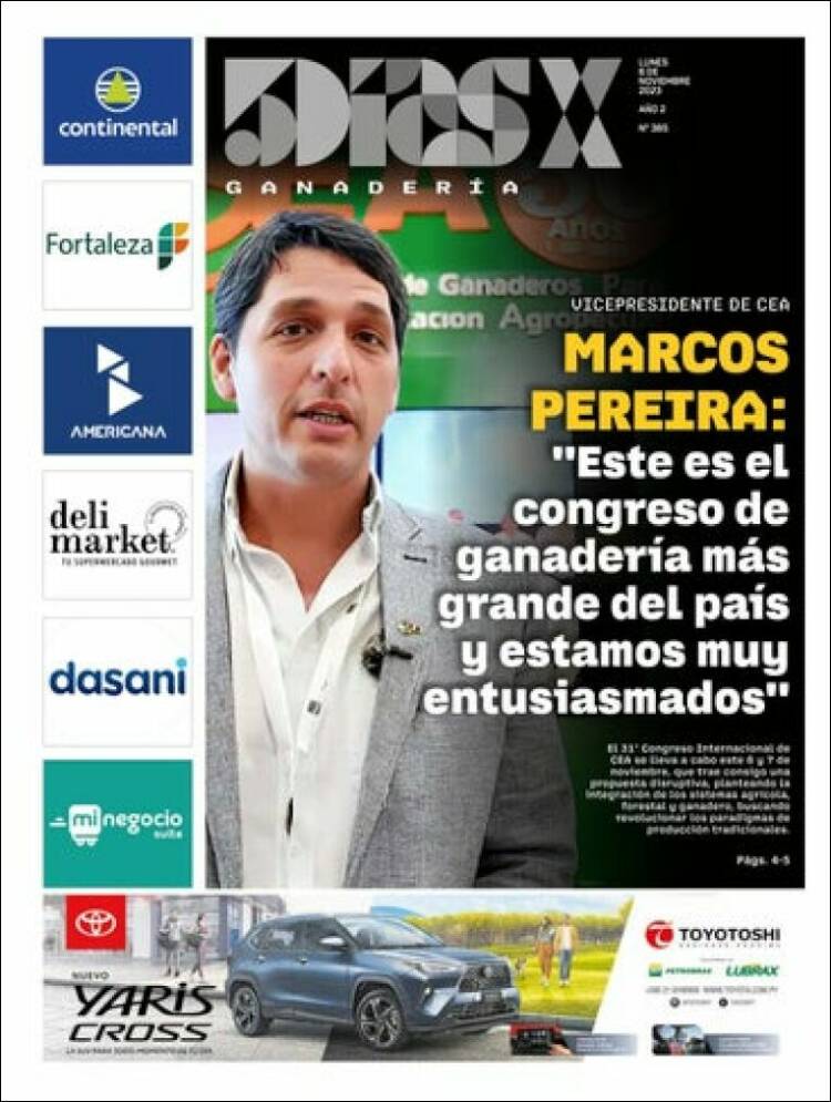 Portada de 5 Días (Paraguay)
