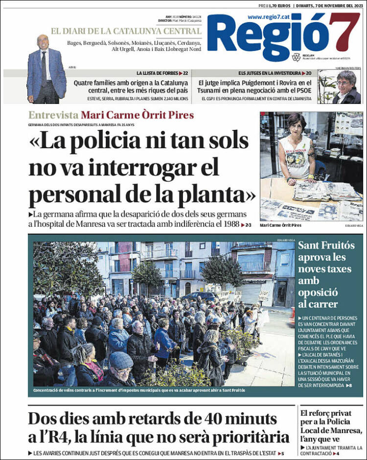 Portada de Regio7 (España)