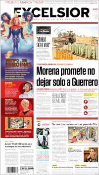 Portada de Excelsior (México)