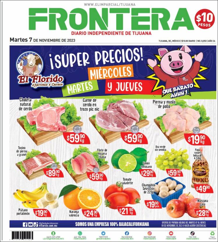 Portada de Frontera (México)