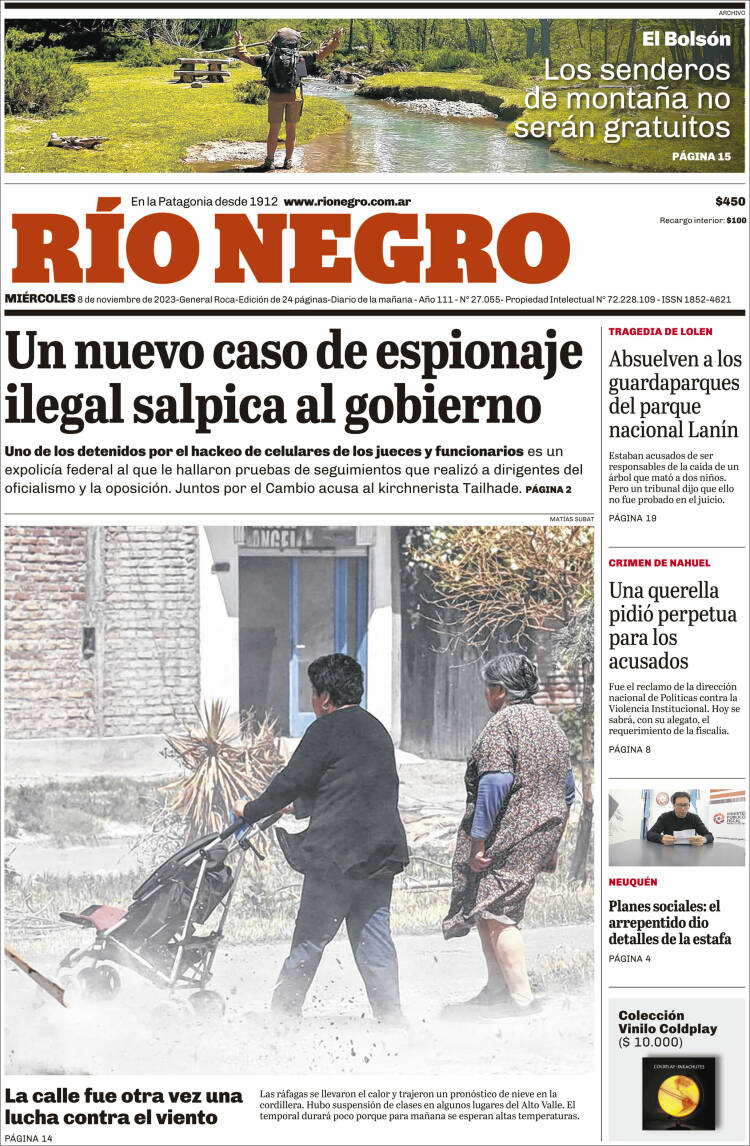 Portada de Rio Negro (Argentina)