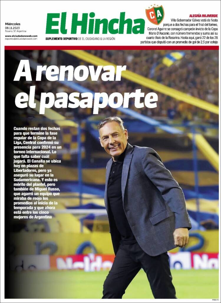 Portada de El Hincha (Argentina)