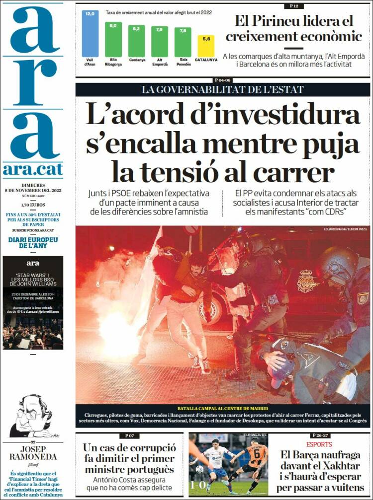 Portada de Ara (España)