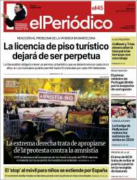 Portada de El Periódico (España)
