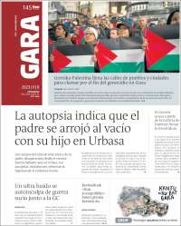 Portada de Gara (España)