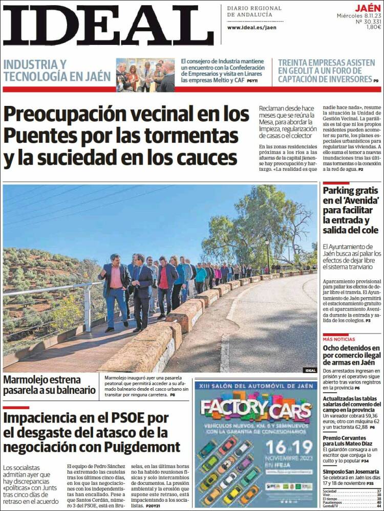 Portada de El Ideal de Jaén (España)
