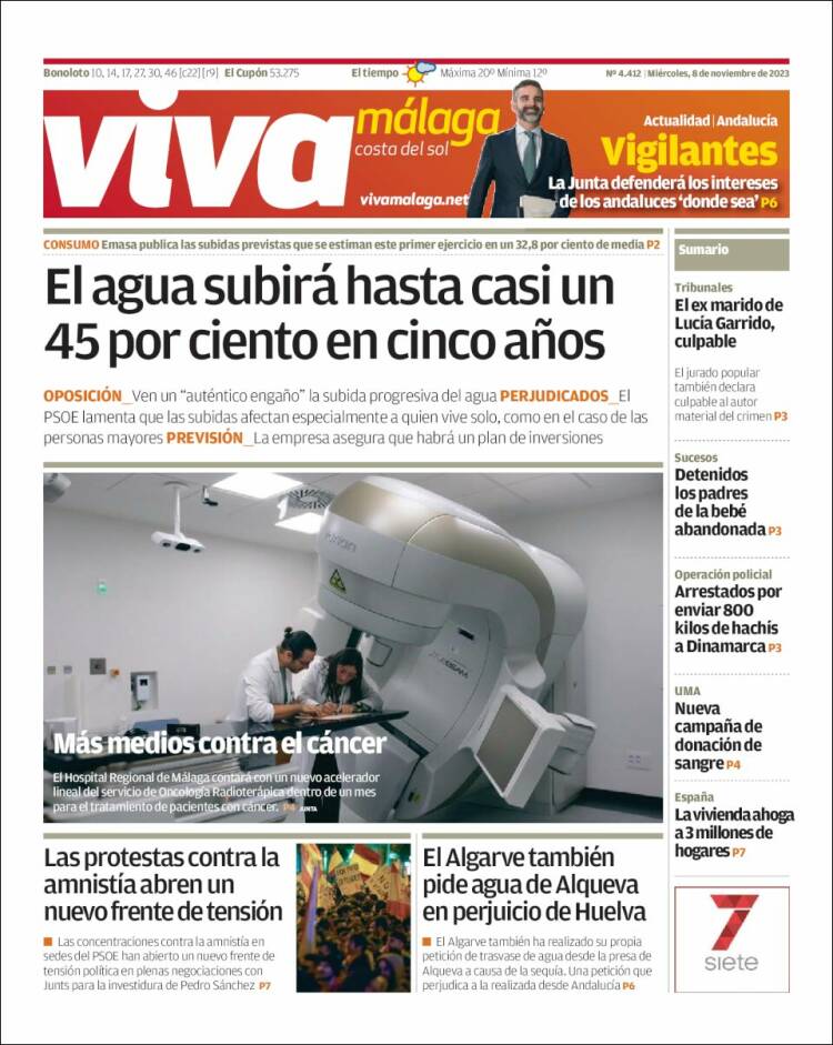 Portada de Viva Málaga (España)