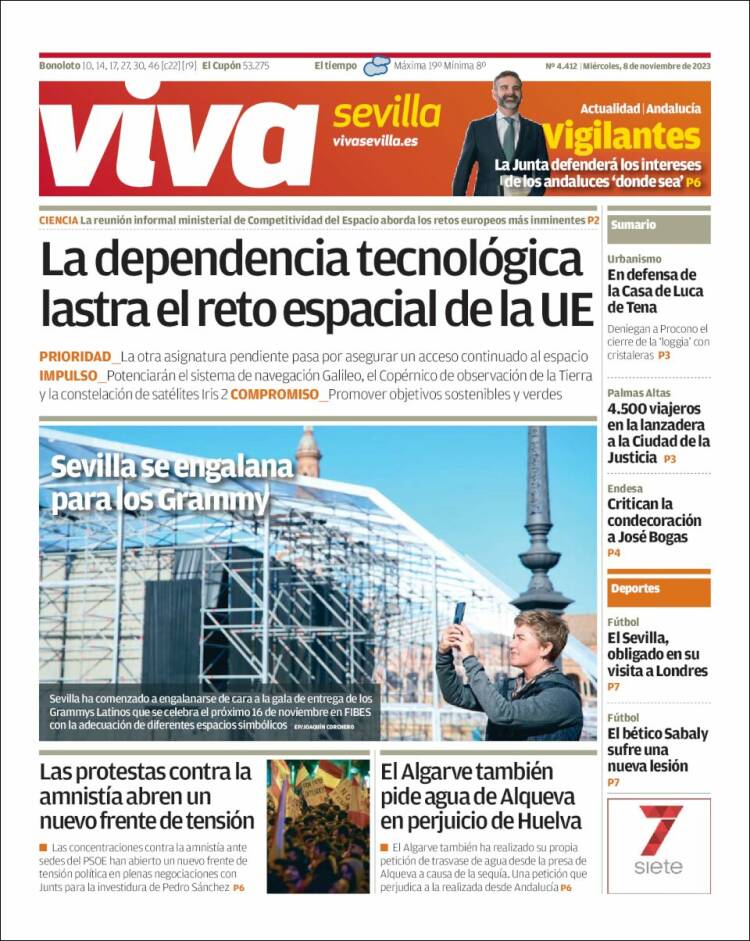 Portada de Viva Sevilla (España)
