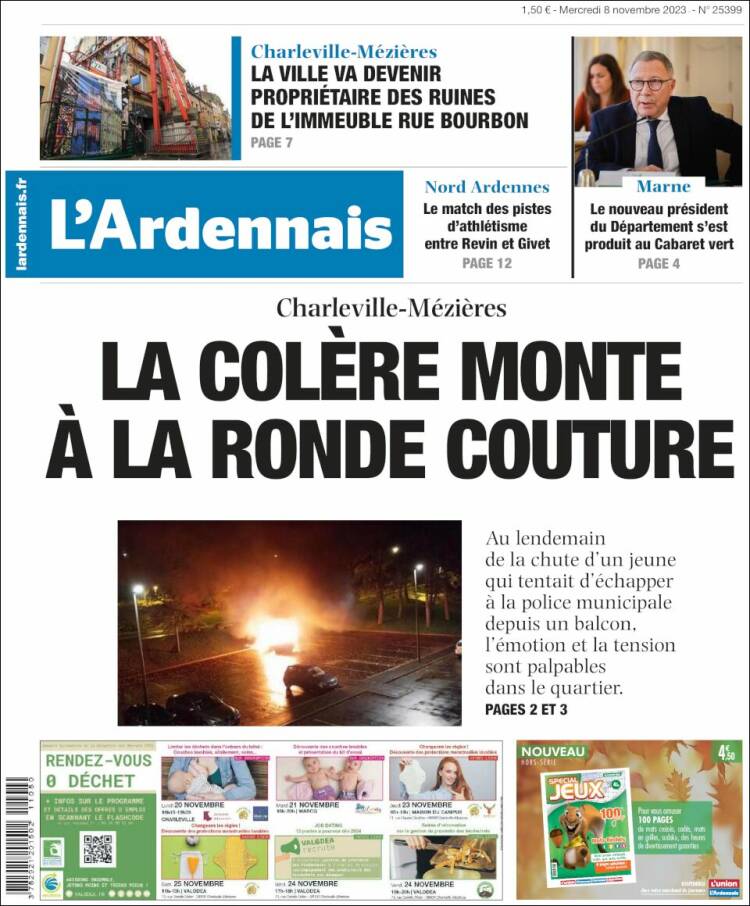 Portada de L'Ardenais (Francia)