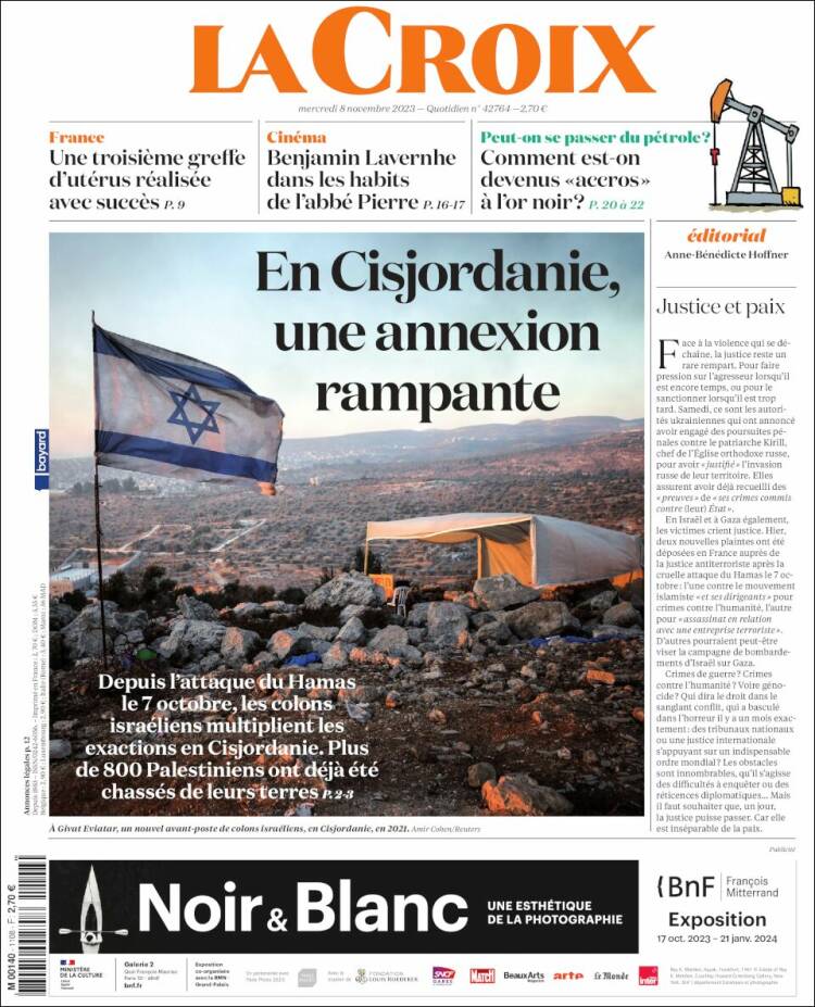 Portada de La Croix (Francia)
