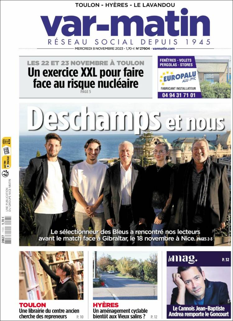 Portada de Var-Matin (Francia)