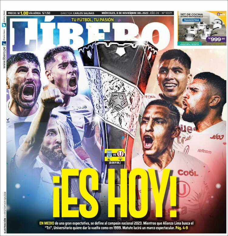 Portada de Líbero (Per&uacute;)