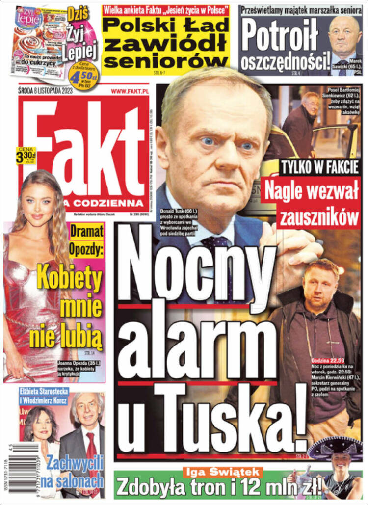 Portada de Fakt (Polonia)