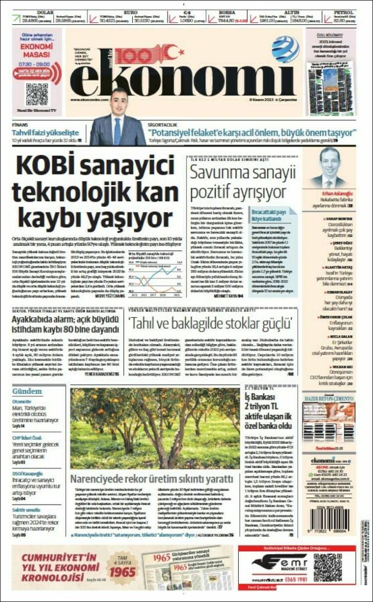 Portada de Dünya (Turqu&iacute;a)