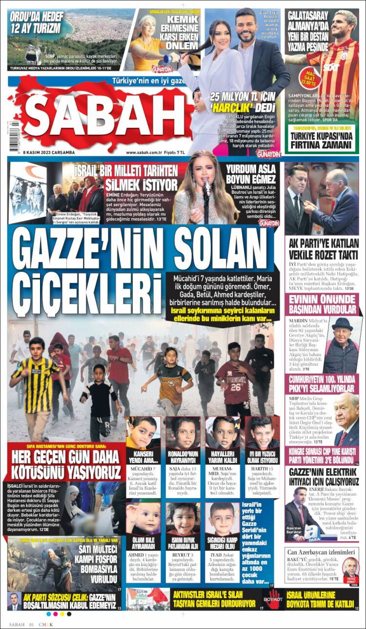 Portada de Sabah (Turqu&iacute;a)