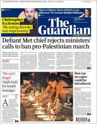 Portada de The Guardian (United Kingdom)