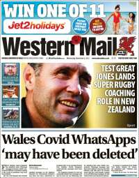 Portada de Western Mail (United Kingdom)