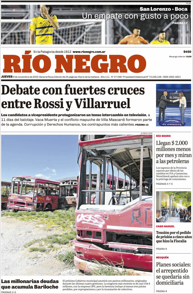 Portada de Rio Negro (Argentina)