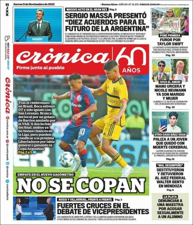 Portada de La Voz del Chaco (Argentina)