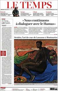 Portada de Le Matin (Suisse)