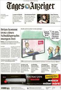 Portada de Tages-Anzeiger (Suisse)
