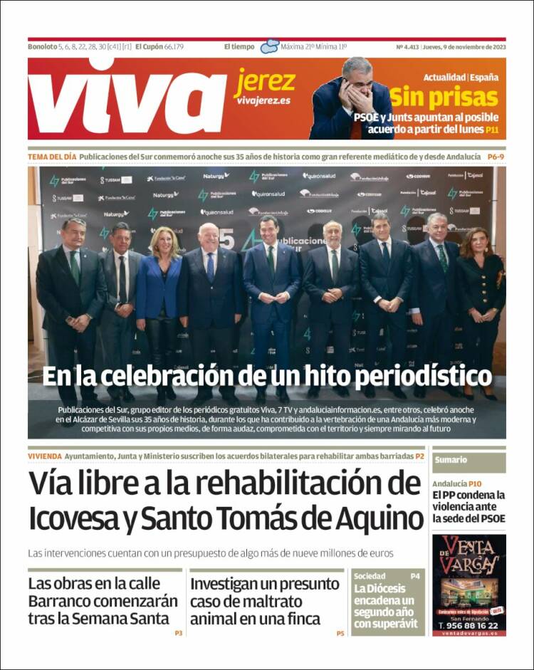 Portada de Información - Jerez (España)