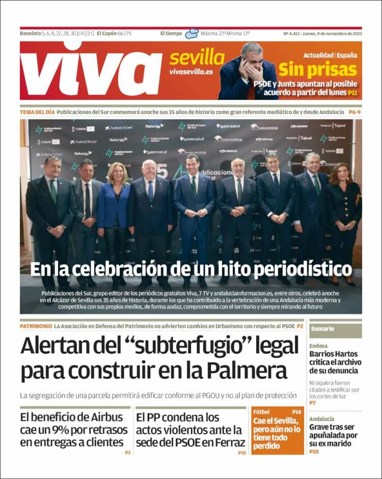 Portada de Viva Sevilla (España)