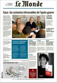 Portada de Le Monde (France)