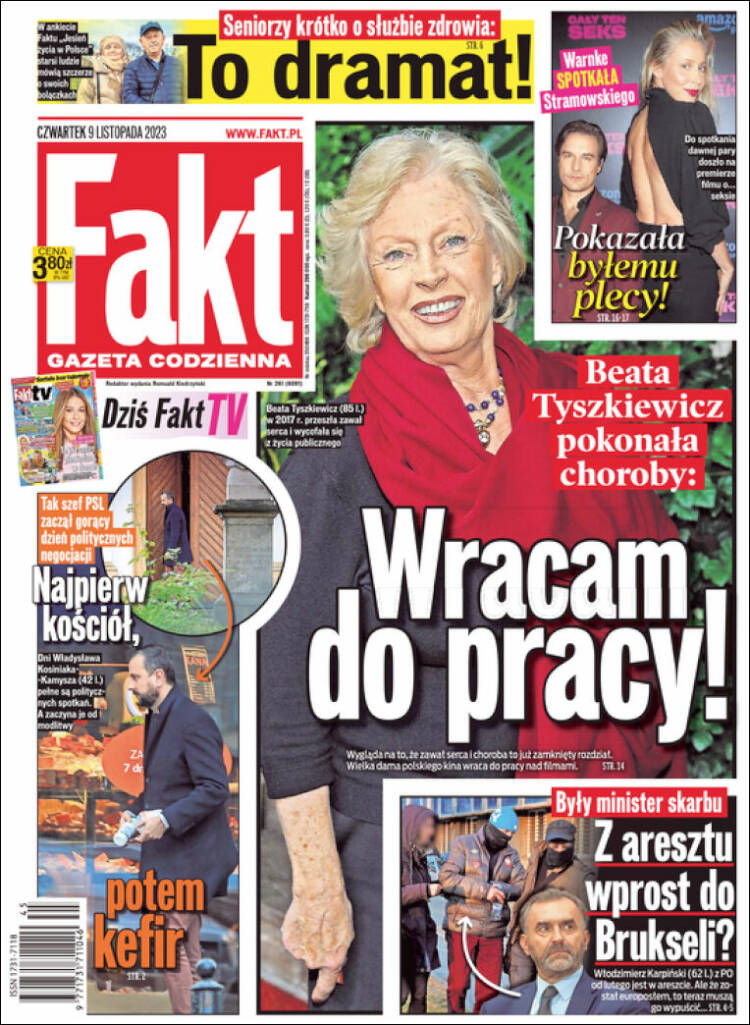 Portada de Fakt (Polonia)