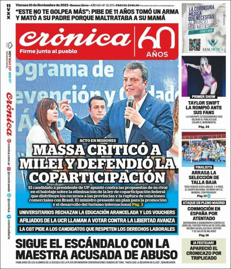 Portada de La Voz del Chaco (Argentina)