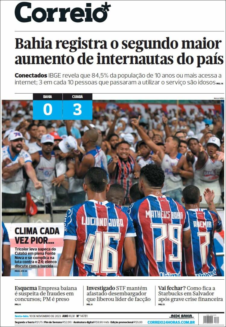 Portada de Correio* (Brasil)