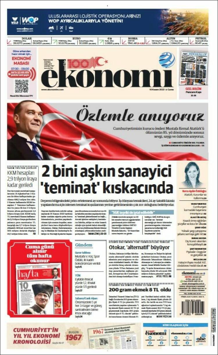 Portada de Dünya (Turqu&iacute;a)