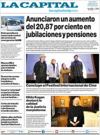 Portada de Diario La Capital - Mar del Plata (Argentina)