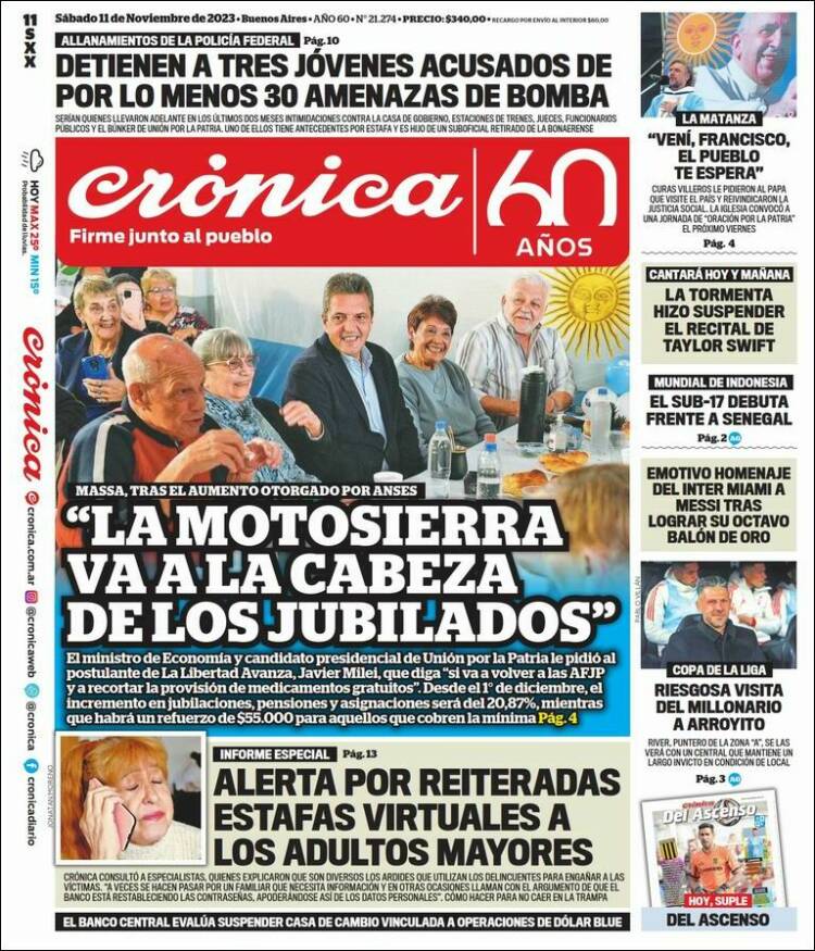 Portada de La Voz del Chaco (Argentina)