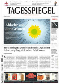 Portada de Der Tagesspiegel (Alemania)