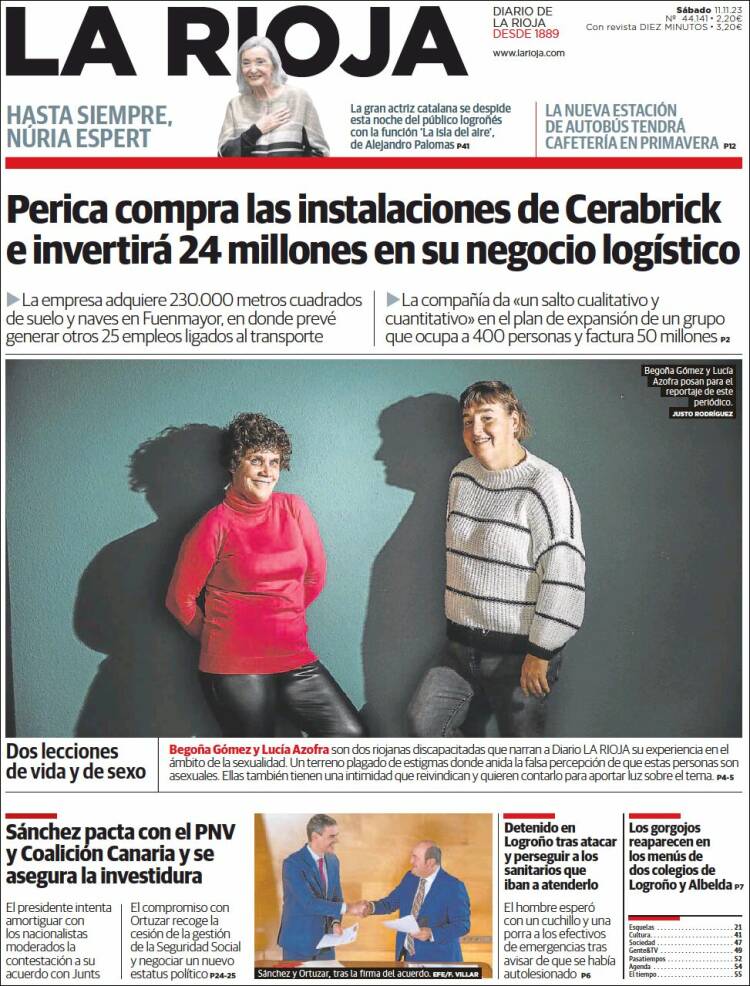 Portada de La Rioja (España)
