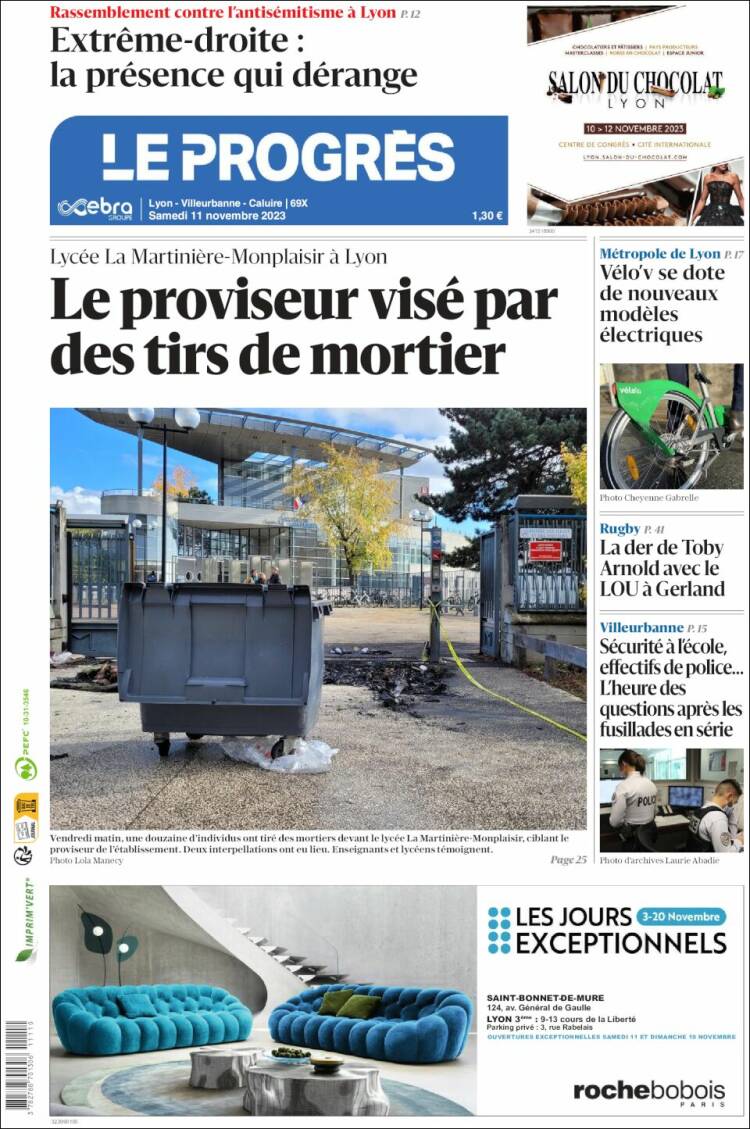 Portada de Progres de Fecamp (Francia)